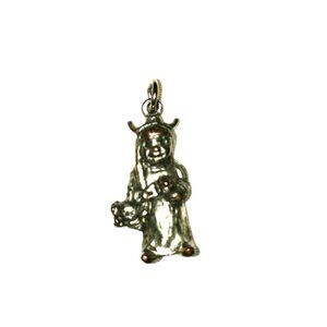 Vintage Viking Bride Sterling Silver Charm Good Condition Clean 3/4" inch